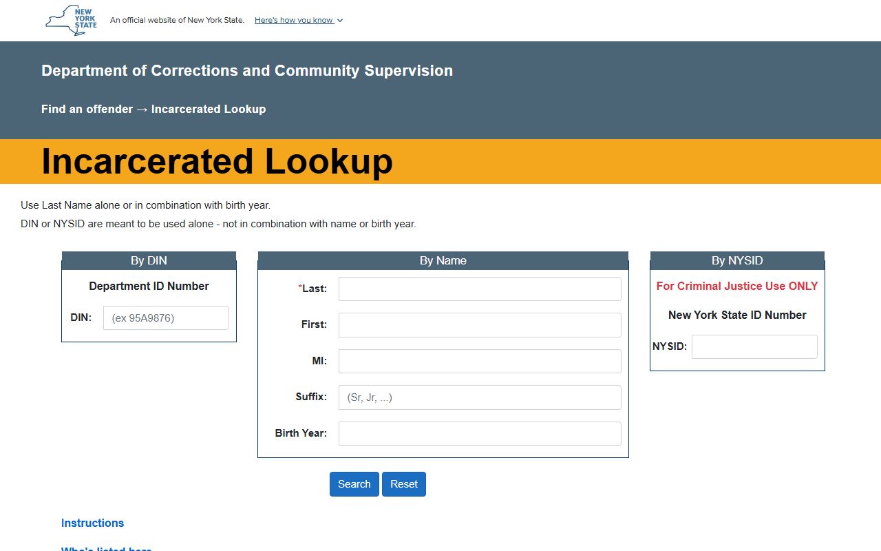 Groveland Correctional Facility inmate lookup DOCCS search